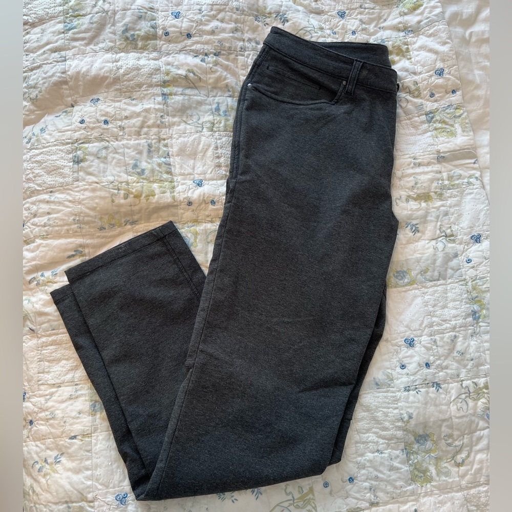 Men’s lululemon ABC pant size 36, heathered gray/black